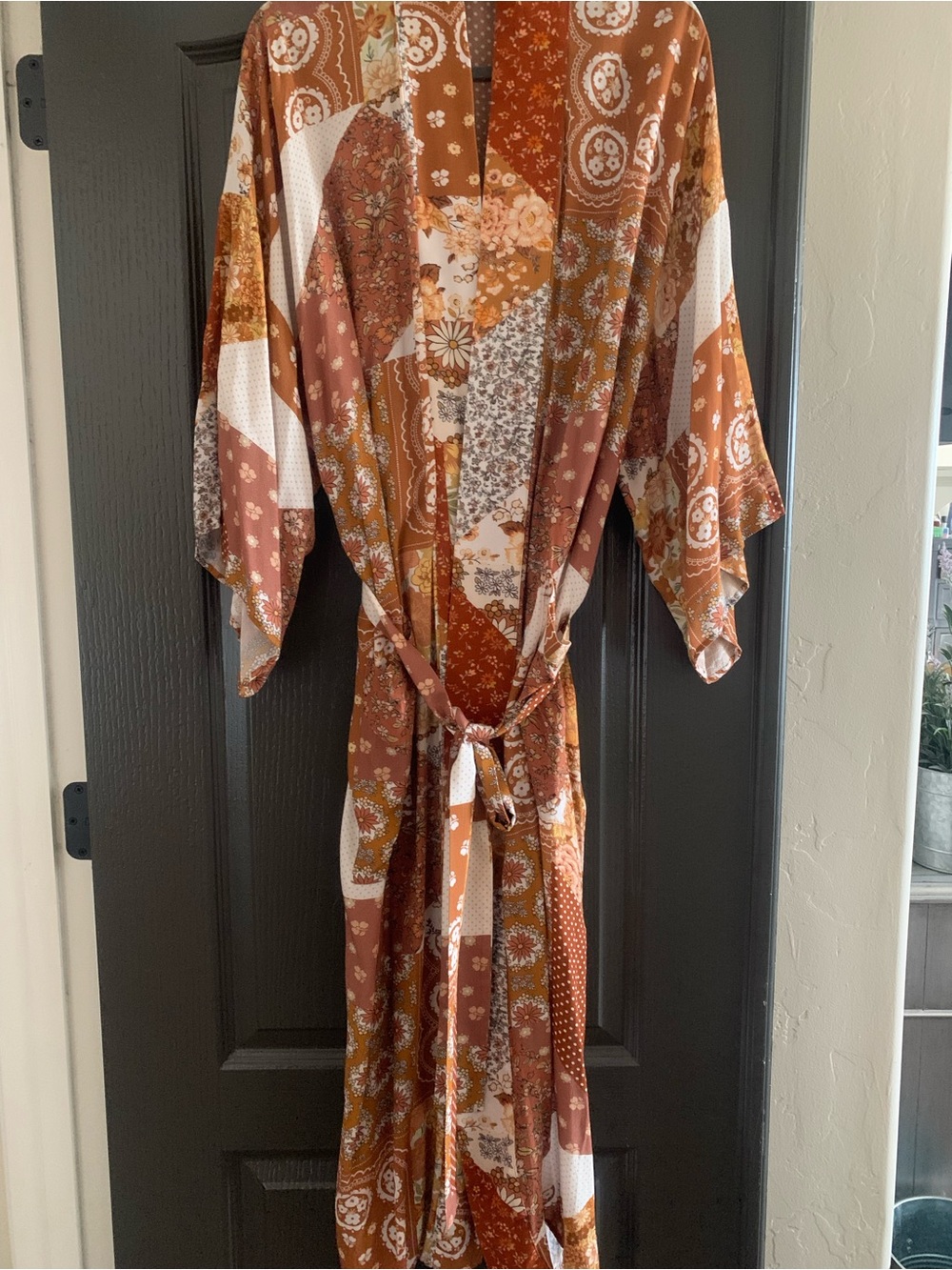 Spell cha cha maxi robe brown sugar